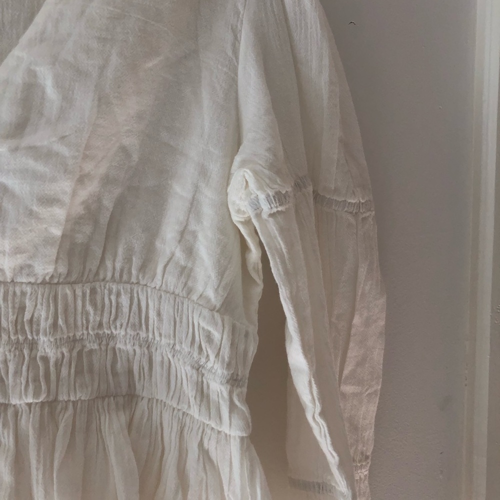 Faherty White Button-Down Blouse - Picture 7 of 16